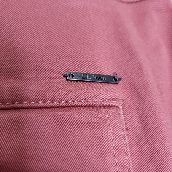 L.L Bean Casual Pink Women's Cotton Skirt Size 8 Petite. Item 300061 - Picture 5 of 9